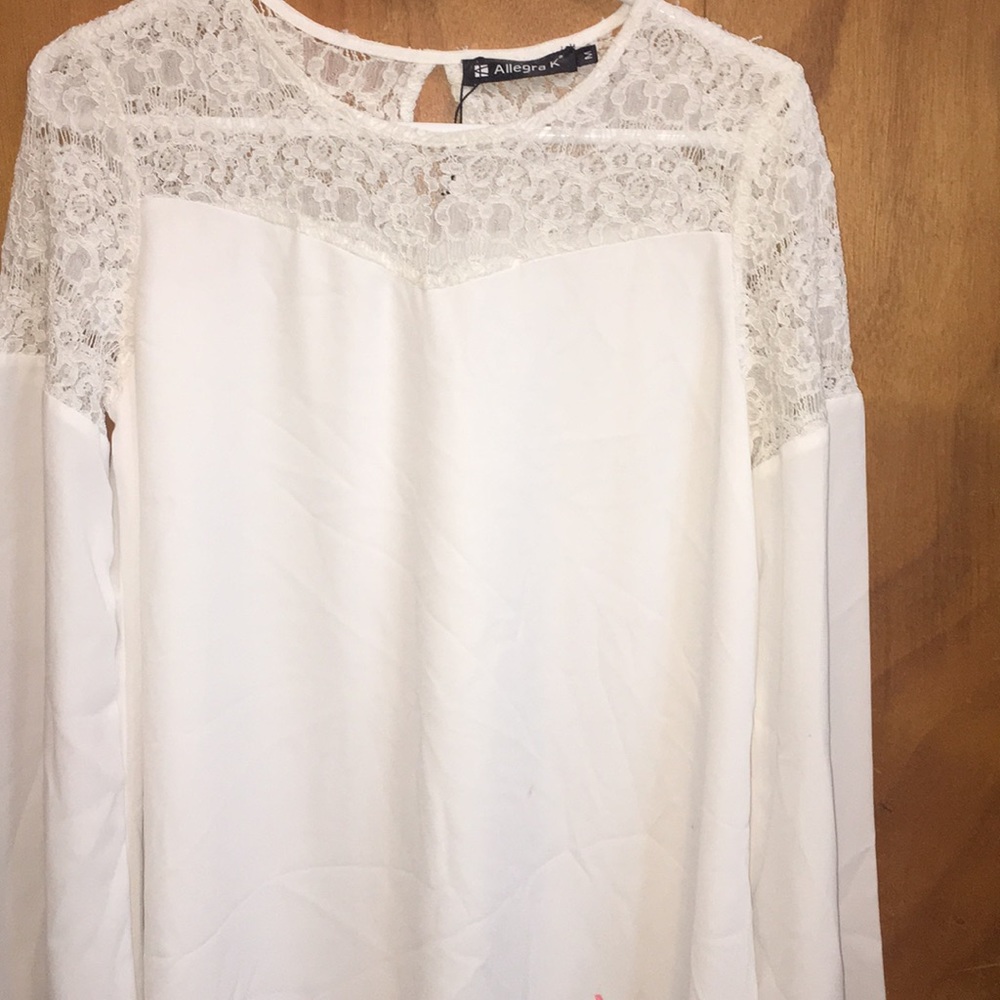 White dress or long shirt